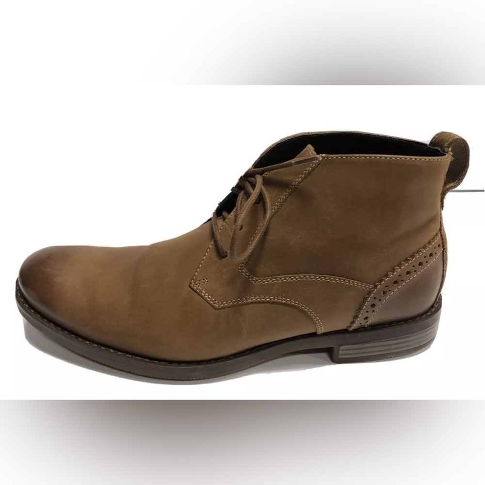 Rockport Men's Karwin Chukka Brown Leather Boot 9 M